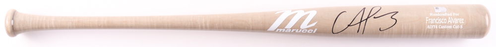 Francisco Alvarez Signed Marucci Player Model Baseball Bat (Fanatics & MLB) at PristineAuction.com Francisco Alvarez Signed Marucci Player Model Baseball Bat (Fanatics & MLB) at PristineAuction.com