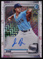 Joe Ryan 2020 Bowman Chrome Mega Box Prospect Autograph Refractors #BMAJR RC at PristineAuction.com