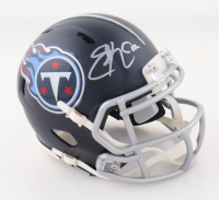 Eddie George Signed Titans Speed Mini Helmet (Fanatics) at PristineAuction.com