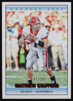 Matthew Stafford 2022 Panini Chronicles Draft Picks Donruss Retro Red #18 #147/149 at PristineAuction.com