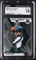 Jalen Hurts 2020 Panini Mosaic NFL Debut #265 RC (CGC 10) at PristineAuction.com