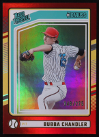Bubba Chandler 2024 Donruss Red #165 #148/275 RC at PristineAuction.com