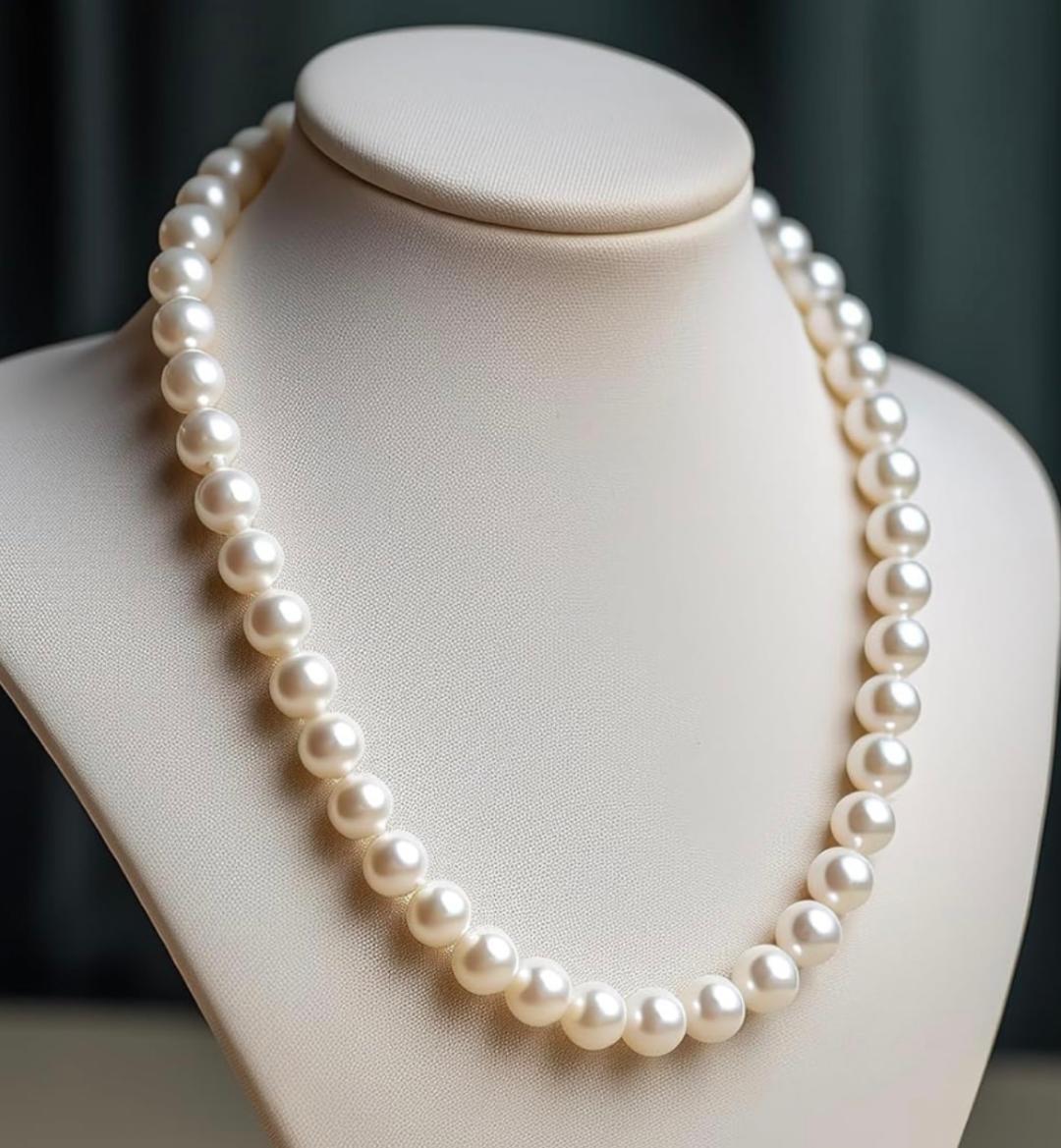 Freshwater Cultured White Pearl 4-Piece Set in Box | $1,750 Estimated Retail Value (UGL Cert) | Necklace, Bracelet, Ring, & Earrings at PristineAuction.com Freshwater Cultured White Pearl 4-Piece Set in Box | $1,750 Estimated Retail Value (UGL Cert) | Necklace, Bracelet, Ring, & Earrings at PristineAuction.com