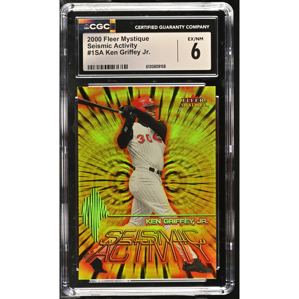 Ken Griffey Jr. 2000 Fleer Mystique Seismic Activity #1SA (CGC 6) at PristineAuction.com