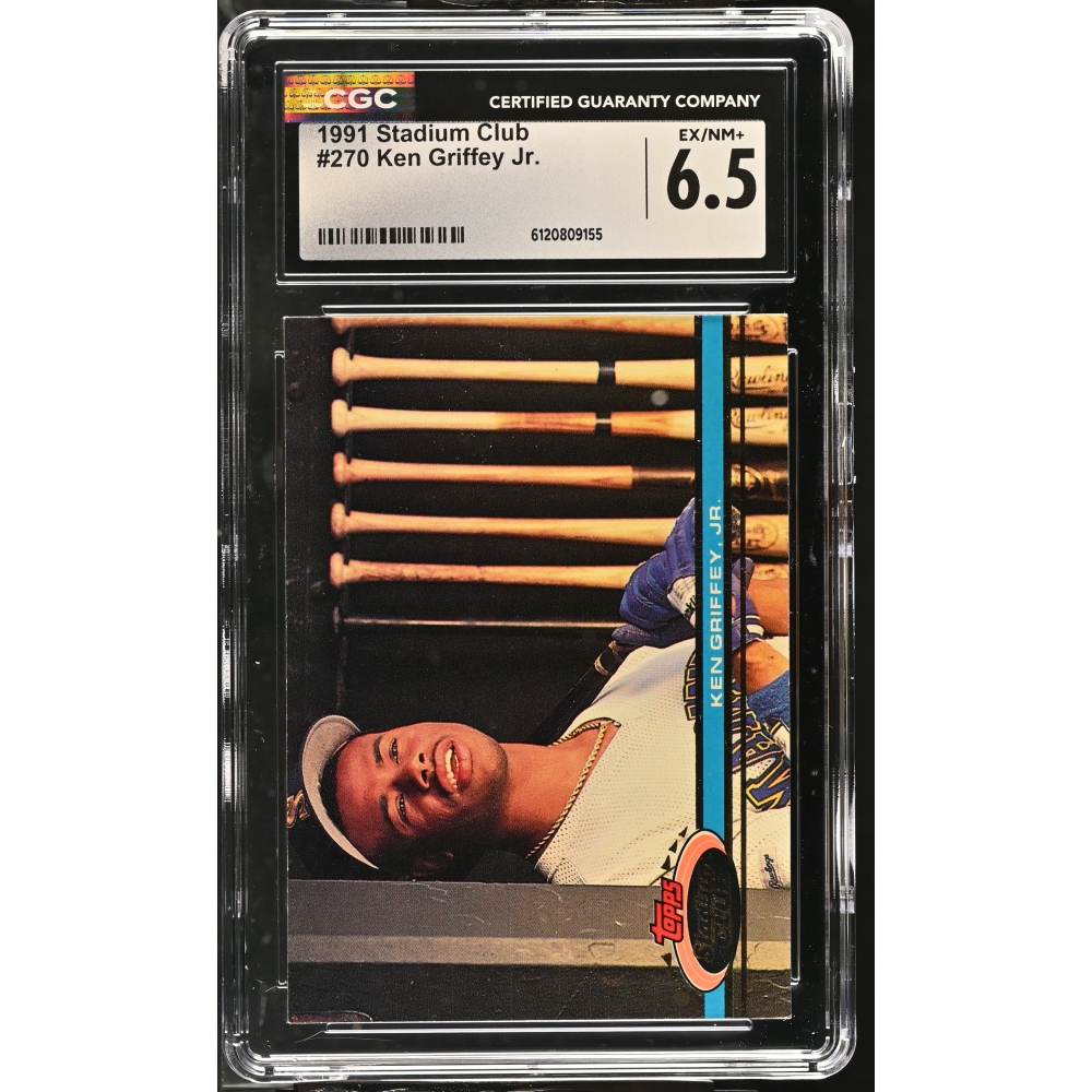 Ken Griffey Jr. 1991 Stadium Club #270 (CGC 6.5) at PristineAuction.com