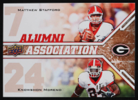 Matthew Stafford / Knowshon Moreno 2009 Upper Deck Draft Edition Bronze 125 #235 Alumni Association #88/125 at PristineAuction.com