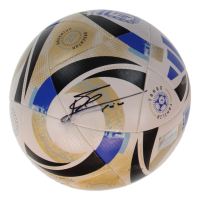 Lionel Messi Signed 2022 Adidas Argentina World Cup Soccer Ball (Fanatics) at PristineAuction.com