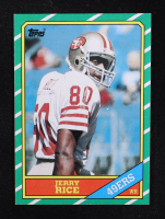 Jerry Rice 1986 Topps #161 RC at PristineAuction.com