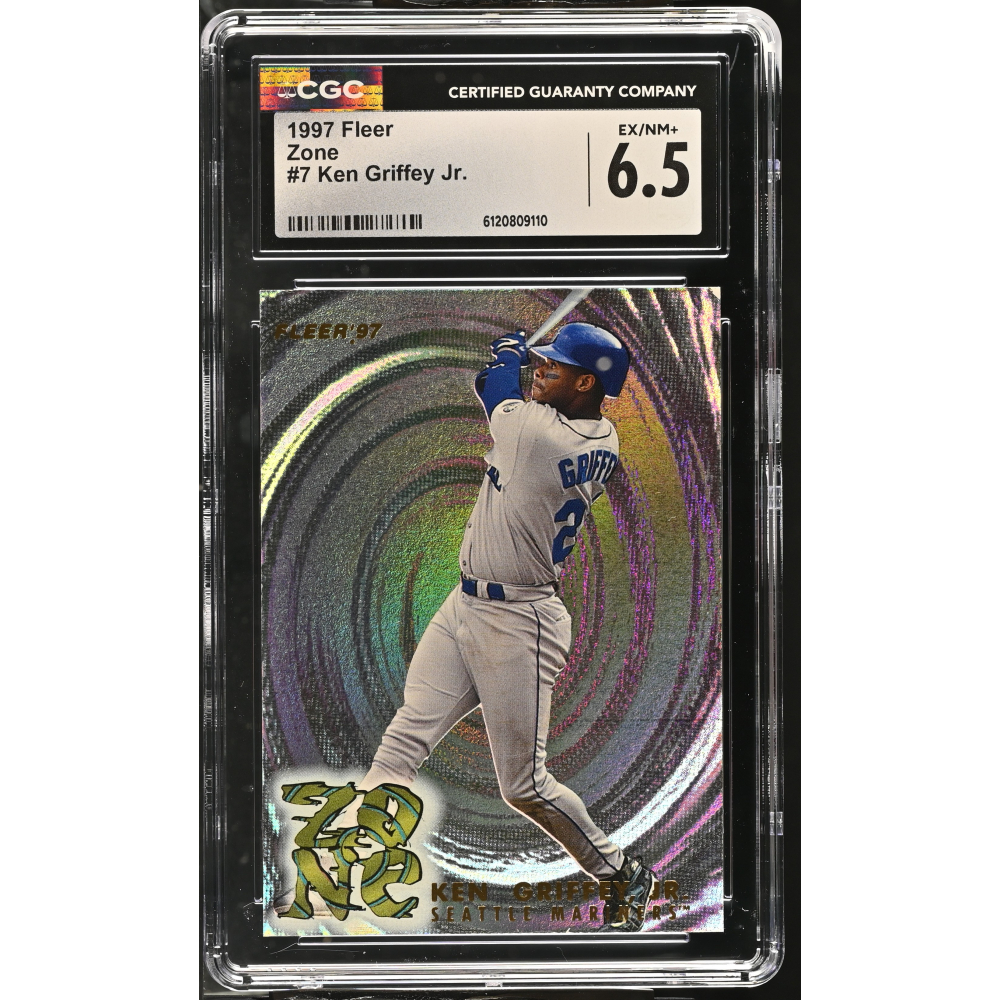 Ken Griffey Jr. 1997 Fleer Zone #7 (CGC 6.5) at PristineAuction.com