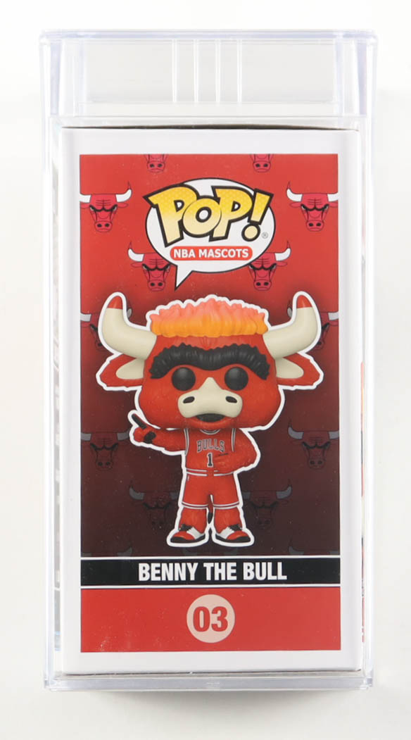 Scottie Pippen Signed Cut with Chicago Bulls #03 Benny The Bull Funko Pop! Vinyl Figure (PSA) at PristineAuction.com Scottie Pippen Signed Cut with Chicago Bulls #03 Benny The Bull Funko Pop! Vinyl Figure (PSA) at PristineAuction.com