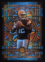 Shedeur Sanders 2025 Panini Mosaic Stained Glass Oversized #7 RC at PristineAuction.com