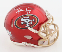 Frank Gore Signed 49ers Flash Alternate Speed Mini Helmet (Beckett) at PristineAuction.com