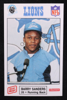 Barry Sanders 1989 Lions Police #11 RC at PristineAuction.com