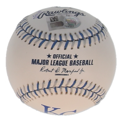 Jac Caglianone Signed LE Royals Logo OML Baseball Inscribed "MLB Debut 6/3/25" (Fanatics & MLB) at PristineAuction.com Jac Caglianone Signed LE Royals Logo OML Baseball Inscribed "MLB Debut 6/3/25" (Fanatics & MLB) at PristineAuction.com