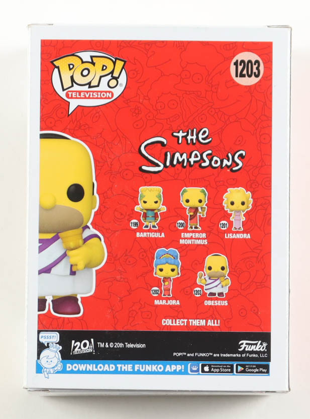 Dan Castellaneta Signed "The Simpsons" #1203 Obeseus Funko Pop! Vinyl Figure (JSA & PSA) at PristineAuction.com Dan Castellaneta Signed "The Simpsons" #1203 Obeseus Funko Pop! Vinyl Figure (JSA & PSA) at PristineAuction.com