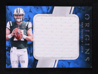 Sam Darnold 2018 Panini Origins Rookie Jumbo Jerseys Blue #RJJ2 #27/49 RC at PristineAuction.com