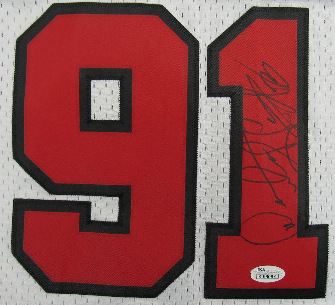 Dennis Rodman Signed Bulls Adidas Authentic Jersey (JSA) at PristineAuction.com Dennis Rodman Signed Bulls Adidas Authentic Jersey (JSA) at PristineAuction.com