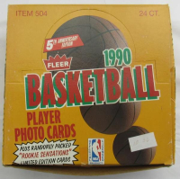 1990 Fleer Basketball Cello Box - 24 CT at PristineAuction.com