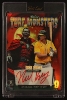 Jacob Wilson 2025 Wild Card Turf Monsters Autographs Orange Rainbow Foil #ATMCDNK #1/1 RC at PristineAuction.com