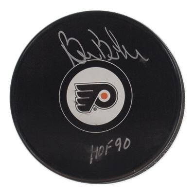 Bill Barber Signed Flyers Logo Hockey Puck Inscribed "HOF 90" (Fanatics) at PristineAuction.com Bill Barber Signed Flyers Logo Hockey Puck Inscribed "HOF 90" (Fanatics) at PristineAuction.com