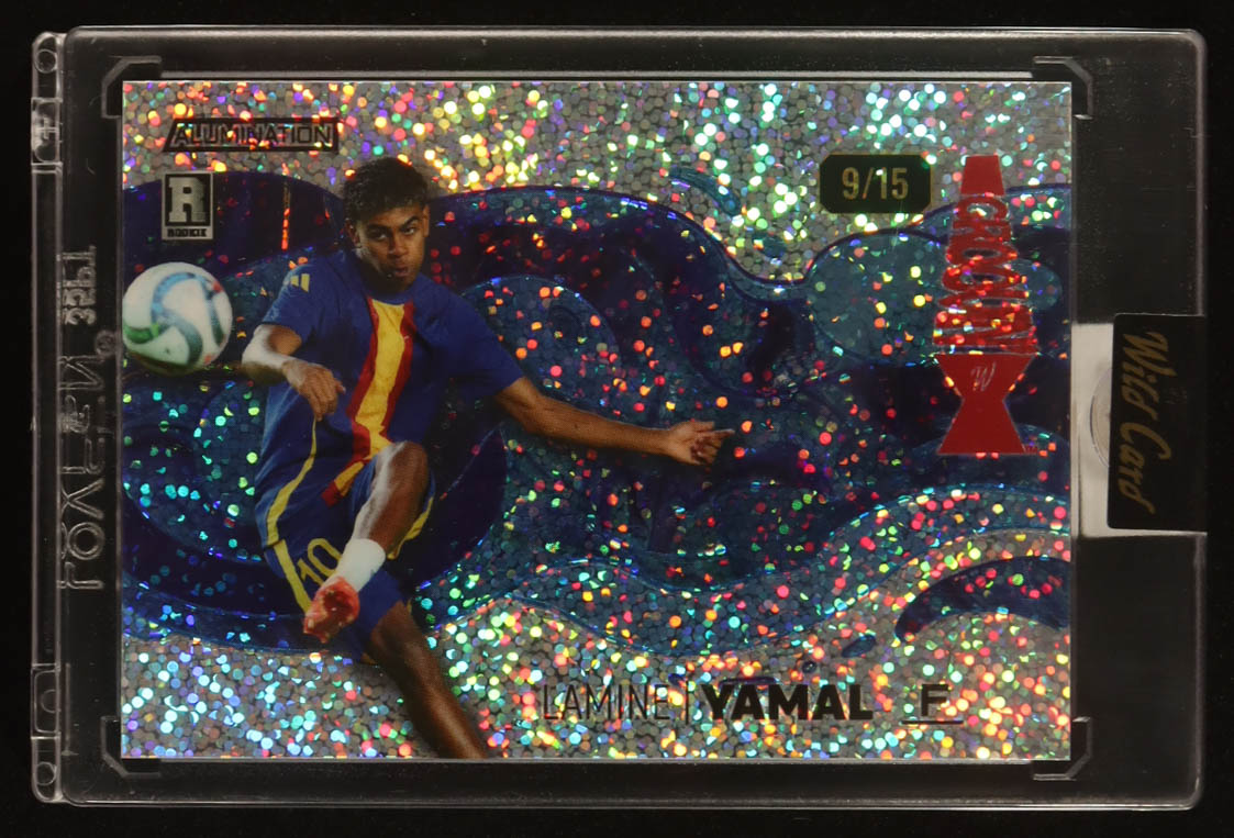 Lamine Yamal 2024 Wild Card Alumination Groovin Disco #AGLY11 #9/15 RC at PristineAuction.com Lamine Yamal 2024 Wild Card Alumination Groovin Disco #AGLY11 #9/15 RC at PristineAuction.com