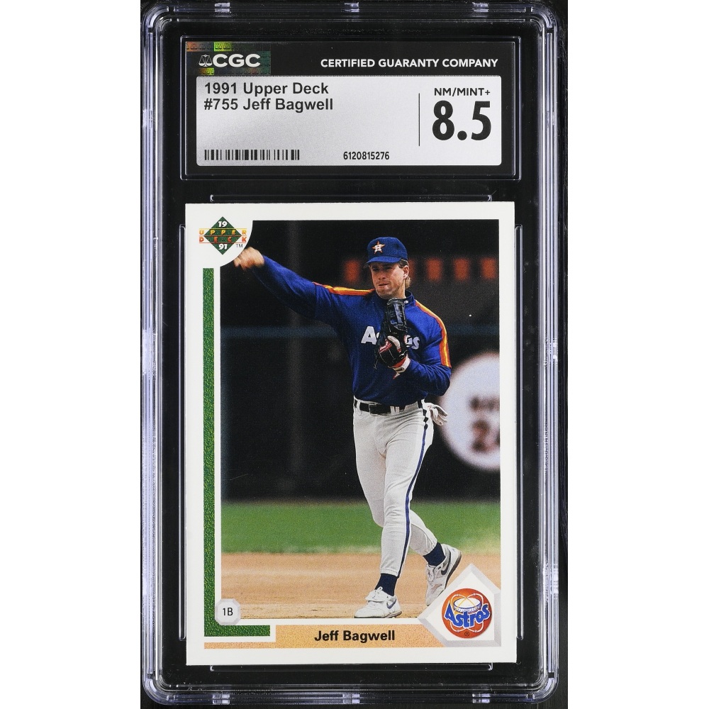 Jeff Bagwell 1991 Upper Deck #755 (CGC 8.5) at PristineAuction.com