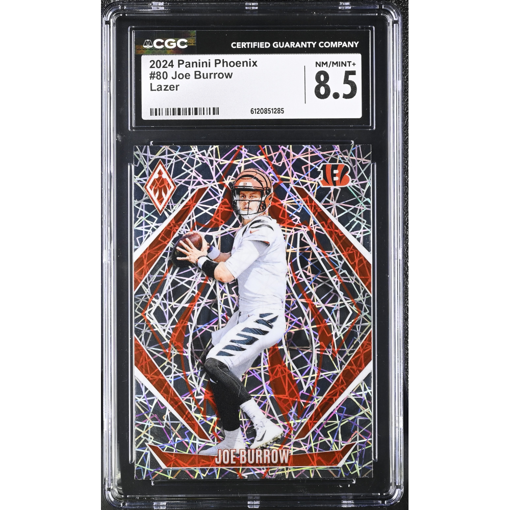 Joe Burrow 2024 Panini Phoenix Lazer #80 (CGC 8.5) at PristineAuction.com