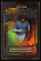 Christian Moore 2024 Wild Card Psyched Rainbow Foil #APCM #1/5 RC at PristineAuction.com