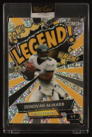 Donovan McNabb 2025 Wild Card Comix Legend Grey/Black/Yellow Sparkle #ACLGBDM #1/1 at PristineAuction.com
