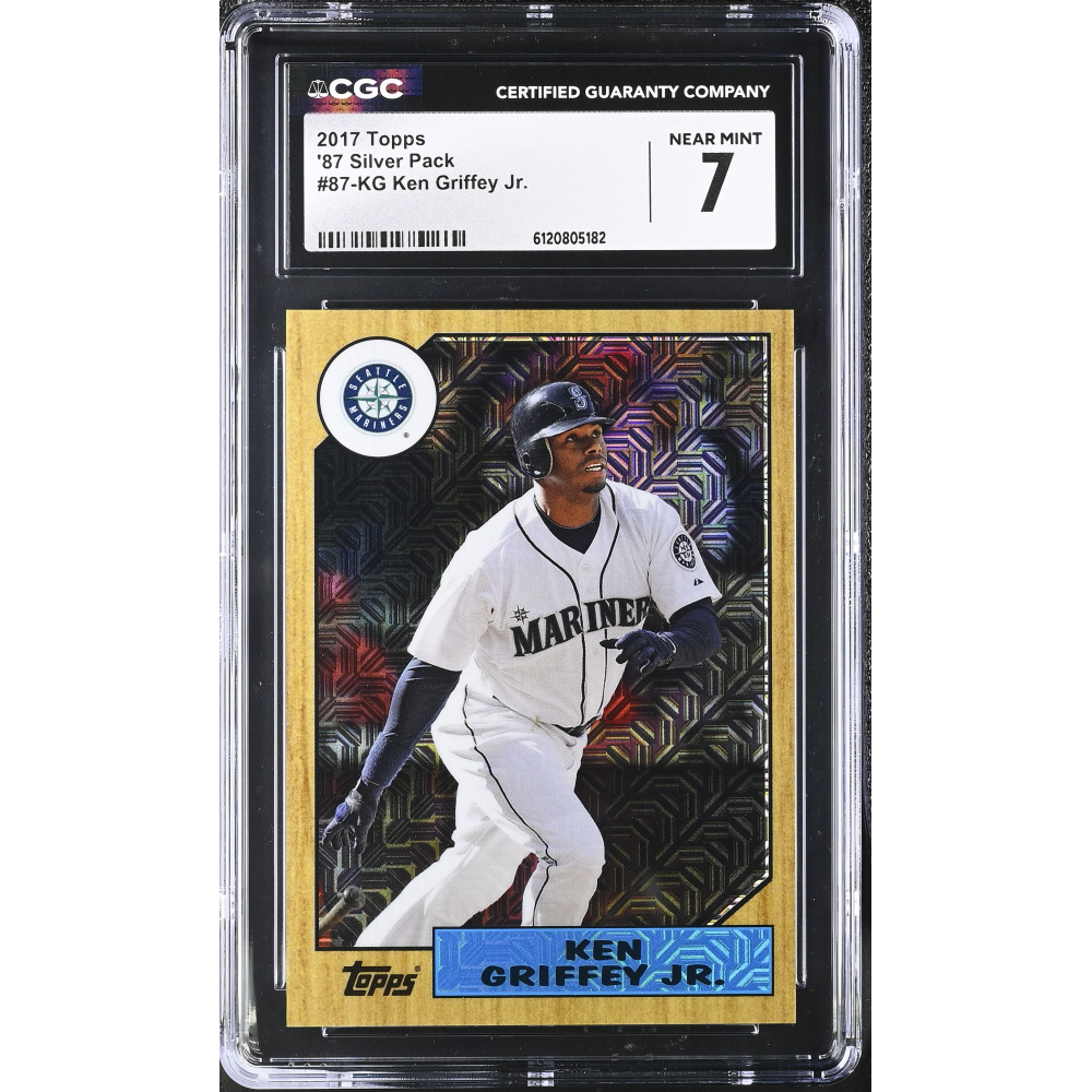 Ken Griffey Jr. 2017 Topps '87 Silver Pack #87-KG (CGC 7) at PristineAuction.com