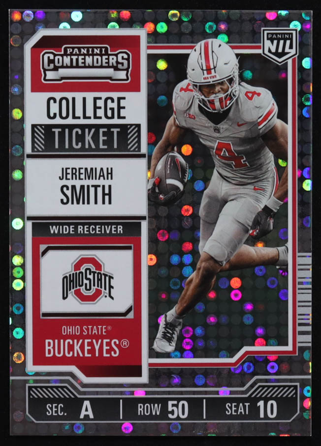 Jeremiah Smith 2024-25 The Ohio State University Panini College Contenders Donuts #1 at PristineAuction.com Jeremiah Smith 2024-25 The Ohio State University Panini College Contenders Donuts #1 at PristineAuction.com