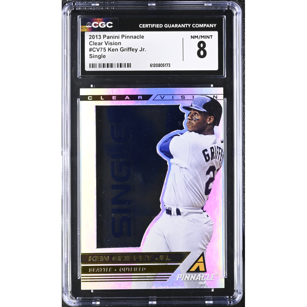Ken Griffey Jr. 2013 Panini Pinnacle Clear Vision Single #CV75 (CGC 8) at PristineAuction.com