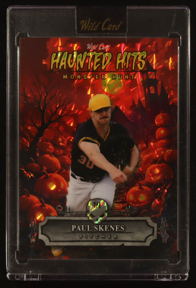 Paul Skenes 2025 Wild Card Monster Hunt Haunted Hits Red Mosaic #HHPPS #1/1 at PristineAuction.com Paul Skenes 2025 Wild Card Monster Hunt Haunted Hits Red Mosaic #HHPPS #1/1 at PristineAuction.com