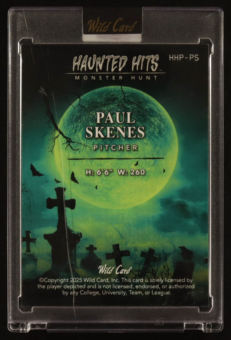 Paul Skenes 2025 Wild Card Monster Hunt Haunted Hits Red Mosaic #HHPPS #1/1 at PristineAuction.com Paul Skenes 2025 Wild Card Monster Hunt Haunted Hits Red Mosaic #HHPPS #1/1 at PristineAuction.com