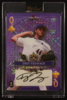 Trey Yesavage 2024 Wild Card 5 Card Draw Stacked Deck Purple Mojo #SDHCTYA #3/4 RC at PristineAuction.com