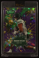 Mason Taylor 2025 Wild Card Splat Tri-Color Crystal #SBTRI05MT #1/1 RC at PristineAuction.com
