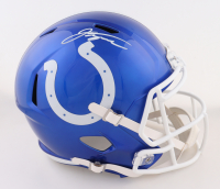 Jonathan Taylor Signed Colts Flash Alternate Full-Size Speed Helmet (Fanatics) at PristineAuction.com