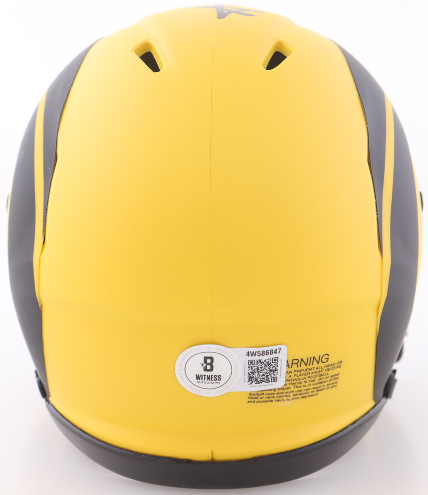 Aaron Donald Signed Rams Rave Alternate Speed Mini Helmet (Beckett) at PristineAuction.com Aaron Donald Signed Rams Rave Alternate Speed Mini Helmet (Beckett) at PristineAuction.com