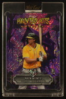 Nick Kurtz 2025 Wild Card Monster Hunt Haunted Hits Purple Shimmer #HHHNK #1/3 RC at PristineAuction.com