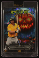 Nick Kurtz 2025 Wild Card Monster Hunt Haunted Hits Blue Shock #MHPPNK #1/1 RC at PristineAuction.com