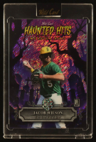 Jacob Wilson 2025 Wild Card Monster Hunt Haunted Hits Purple Shimmer #HHCJW #3/3 RC at PristineAuction.com