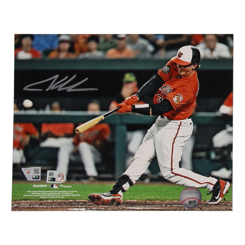 Adley Rutschman Signed Orioles 8x10 Photo (Fanatics & MLB) at PristineAuction.com Adley Rutschman Signed Orioles 8x10 Photo (Fanatics & MLB) at PristineAuction.com