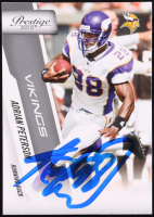 Adrian Peterson Signed 2010 Prestige #107 (JSA) at PristineAuction.com