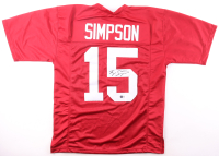 Ty Simpson Signed Jersey (Beckett) at PristineAuction.com
