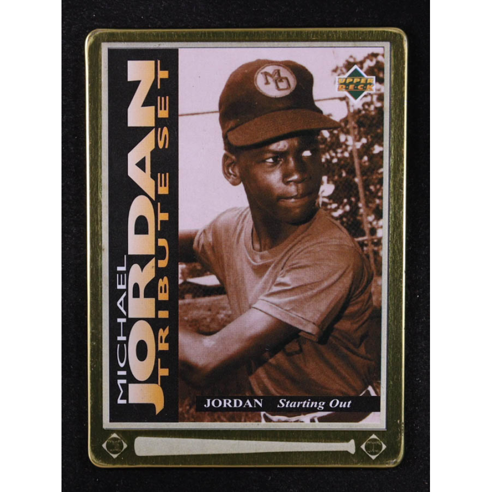 Michael Jordan 1995 Upper Deck Michael Jordan Tribute Set Metal #JT1 at PristineAuction.com