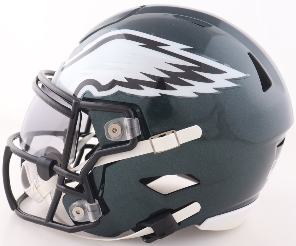 Andrew Mukuba Signed Eagles Mid-Size SpeedFlex Helmet With Visor Inscribed "Fly Eagles Fly!" (JSA) at PristineAuction.com Andrew Mukuba Signed Eagles Mid-Size SpeedFlex Helmet With Visor Inscribed "Fly Eagles Fly!" (JSA) at PristineAuction.com