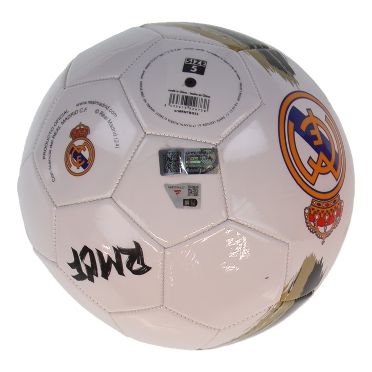 Arda Guler Signed Real Madrid Logo Soccer Ball (Fanatics) at PristineAuction.com Arda Guler Signed Real Madrid Logo Soccer Ball (Fanatics) at PristineAuction.com