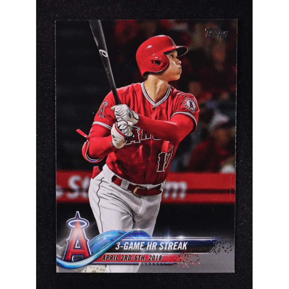 Shohei Ohtani 2018 Topps Update #US189 RC at PristineAuction.com