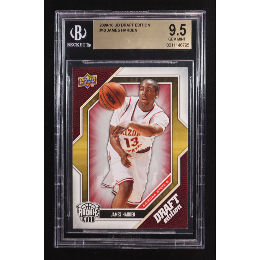 James Harden 2009-10 Upper Deck Draft Edition #40 RC (BGS 9.5) at PristineAuction.com