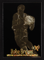 Kobe Bryant 1996-97 Skybox EX-2000 23KT Gold Card Black #NNO RC at PristineAuction.com